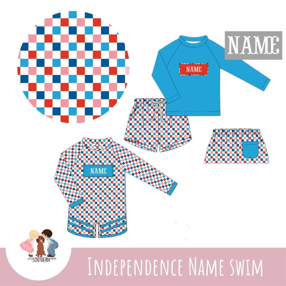 Independence Name Swim Preorder