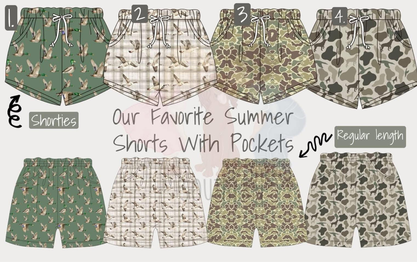 Boys Summer Shorts Preorder