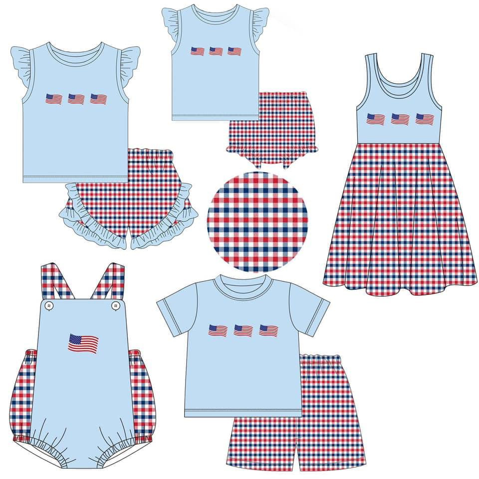 Pink Friday Plaid Flag