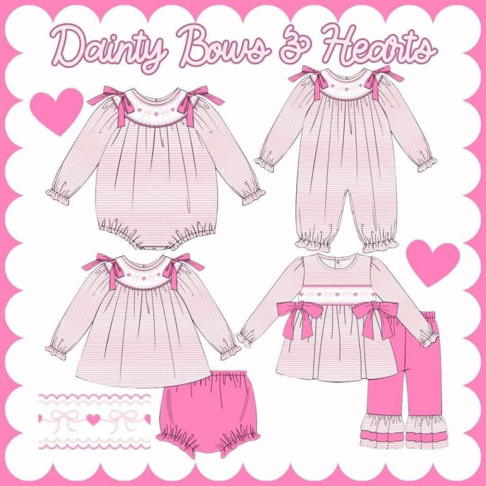 Dainty Bows & Hearts Preorder