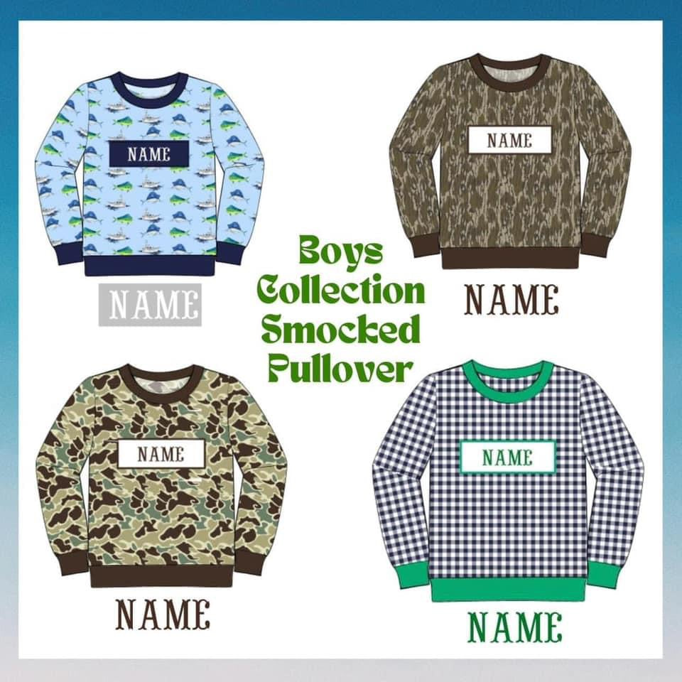 Smocked Pullover