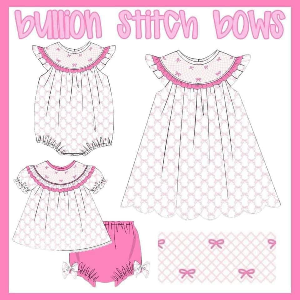 Bullion Stitch Bows Preorder