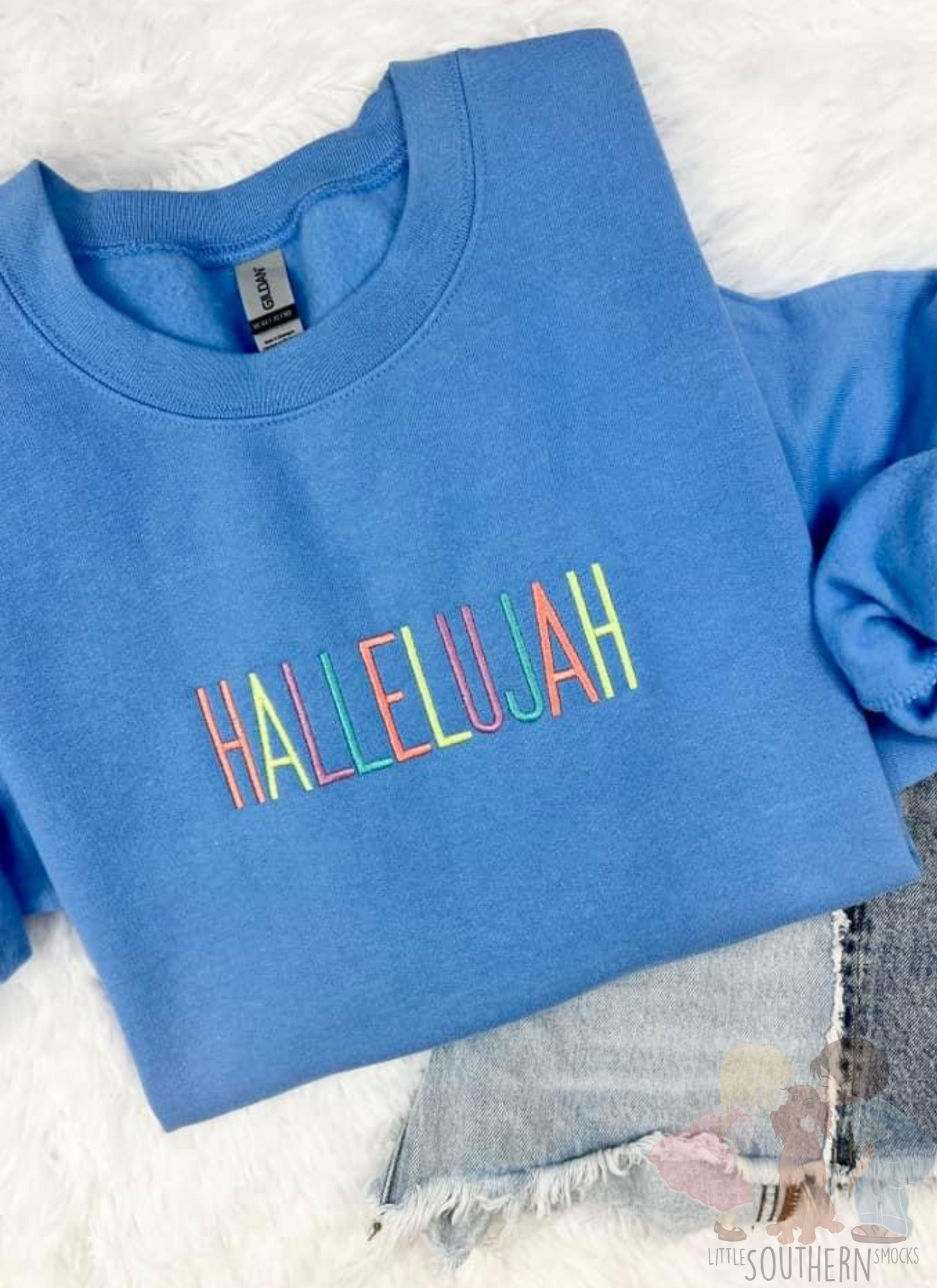 Multi Colored Embroidered Sweatshirt