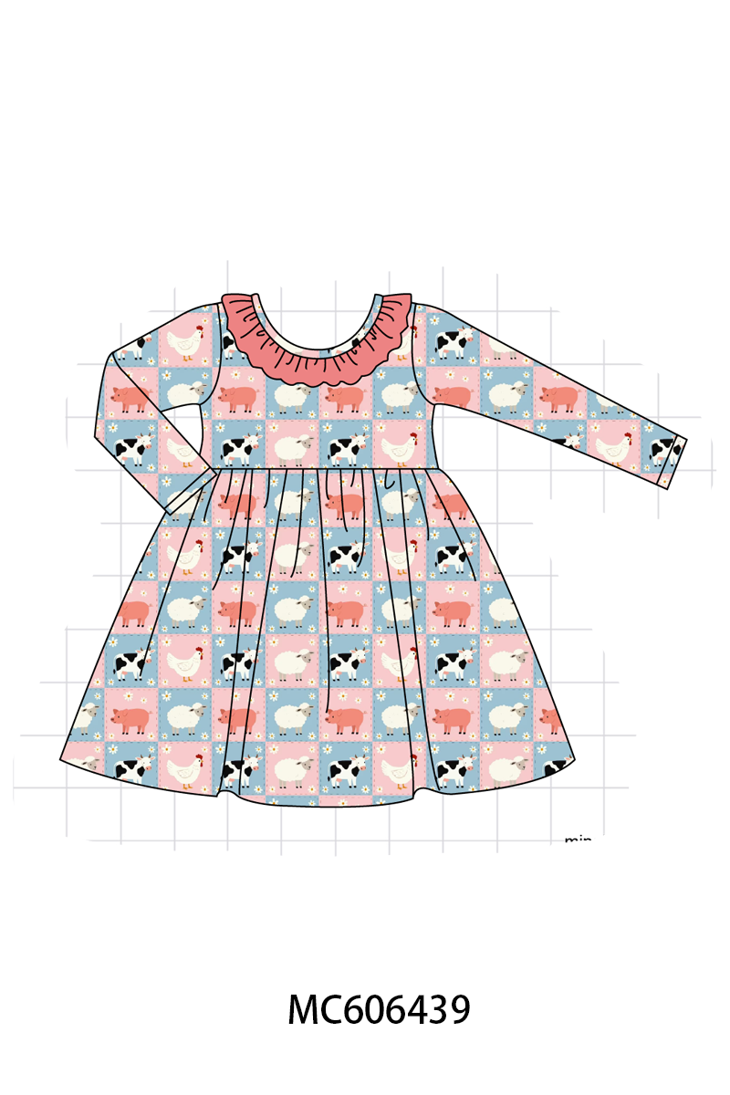 PO96 Coral farm checkered bamboo collection
