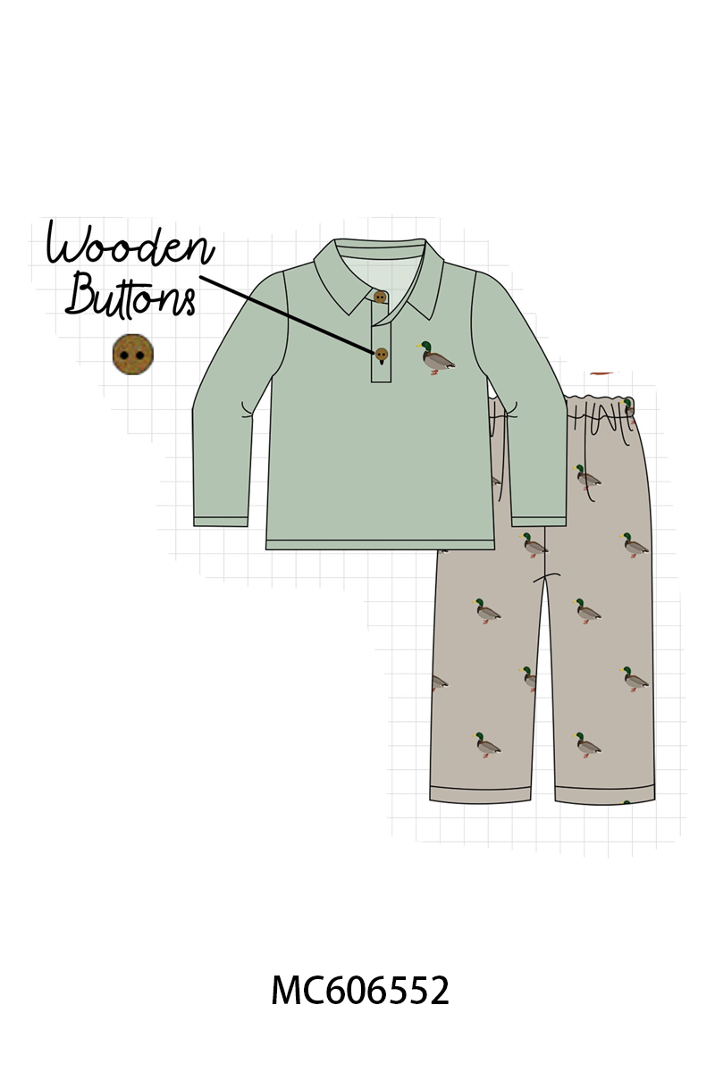 PO96 Sage duck print collection