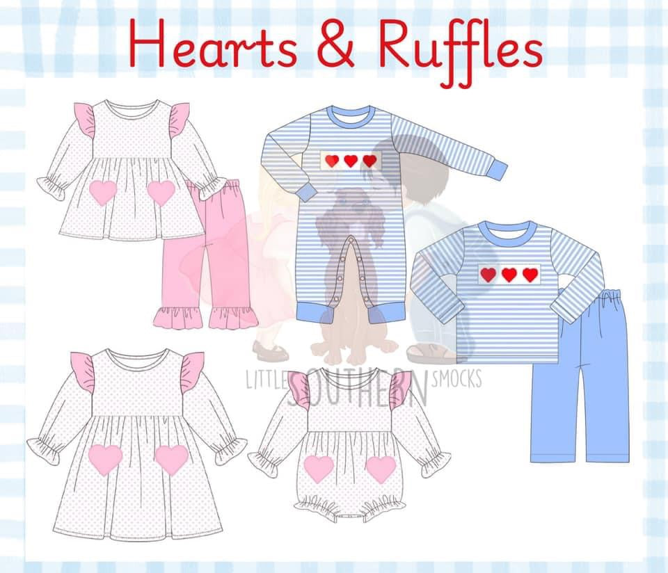 Hearts & Ruffles Preorder