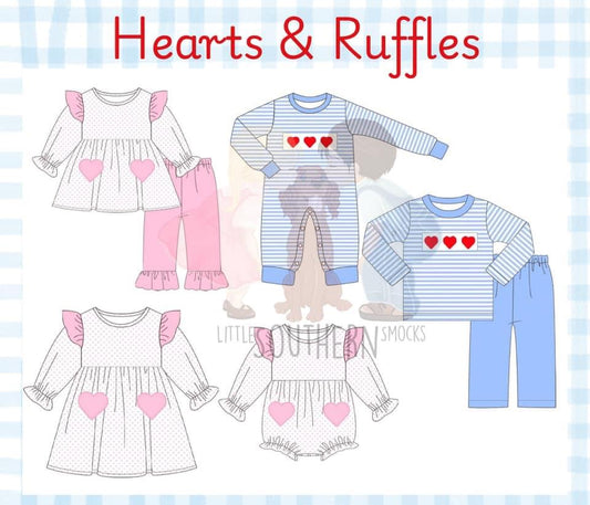 Hearts & Ruffles Preorder