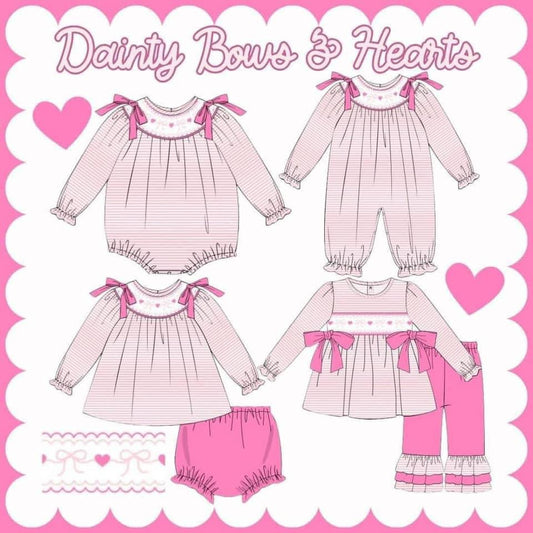 Dainty Bows & Hearts Preorder