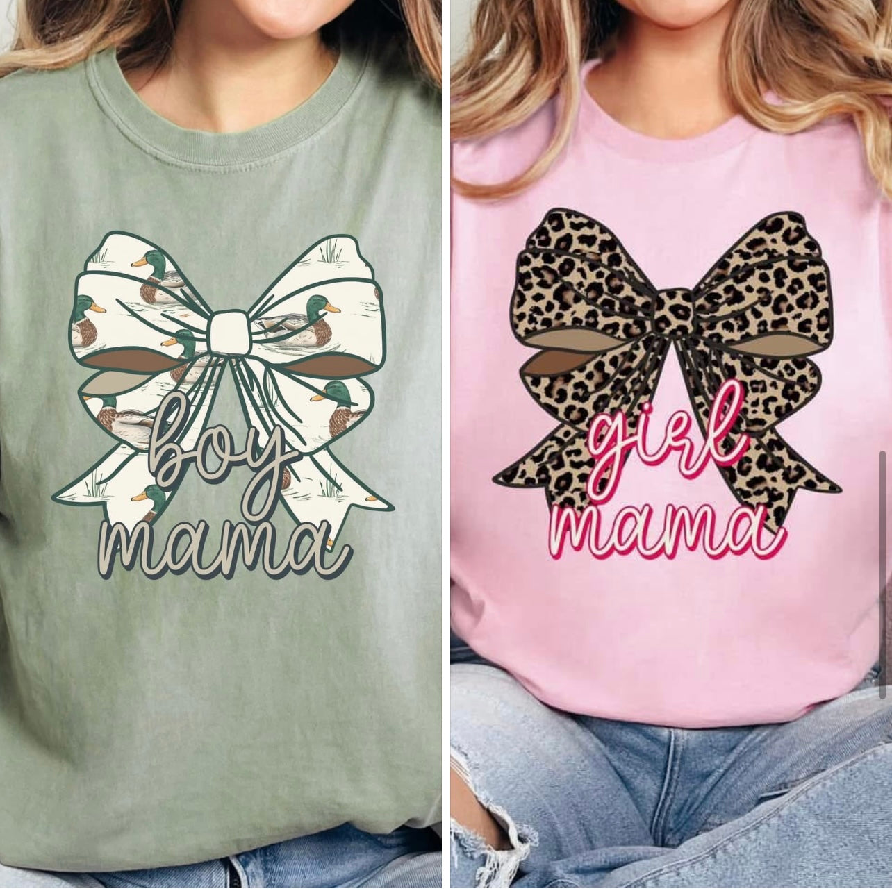 Boy mama/Girl mama Tee