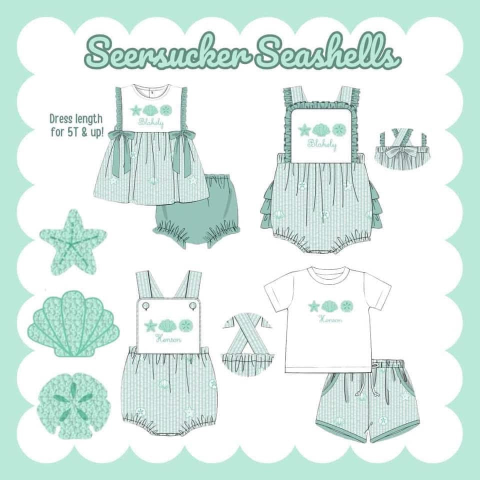 Seersucker Seashell Preorder