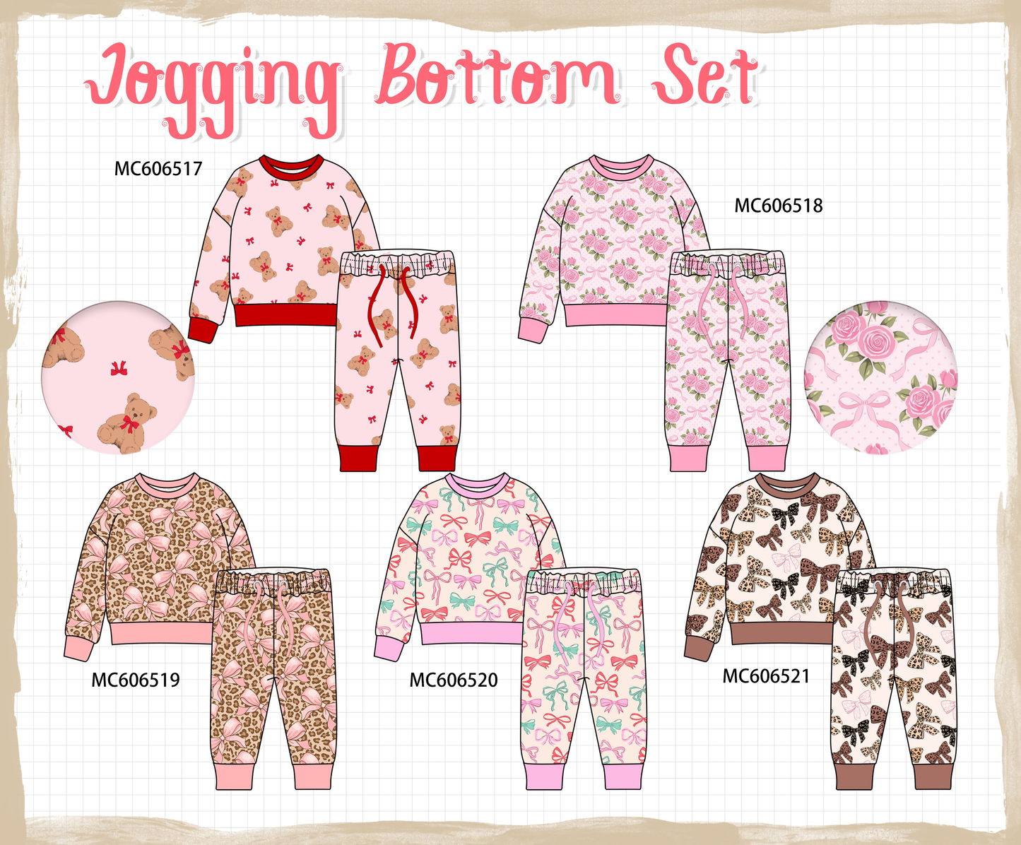 PO96 Jogging bottom set collection