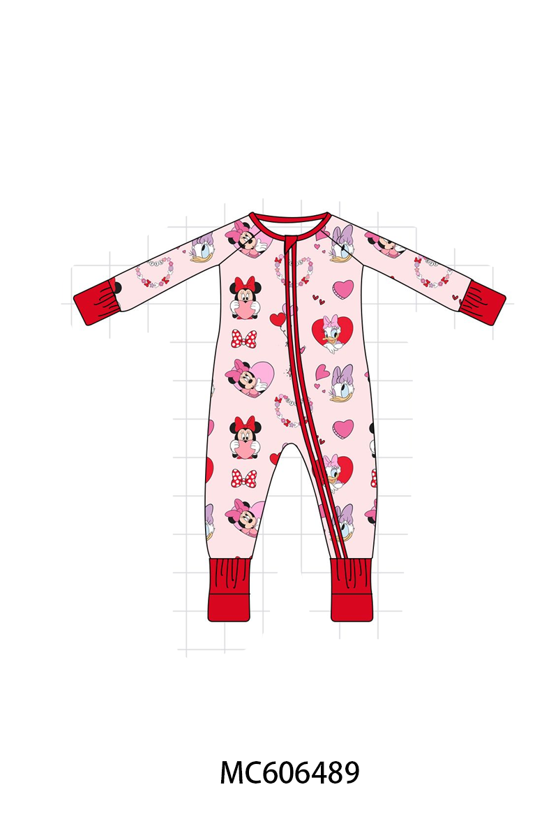 PO93 Pink&red character heart bamboo collection