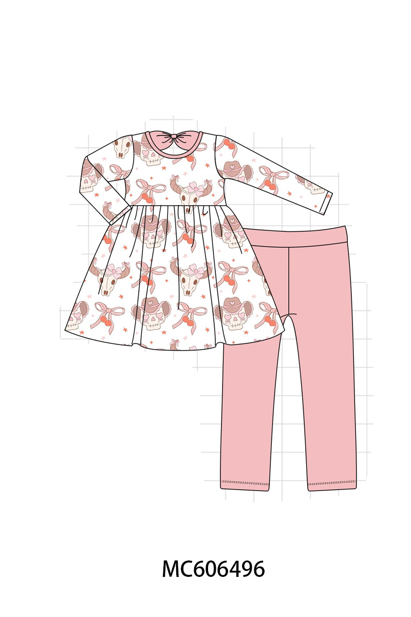 PO96 Blush western cowgirl bow bamboo collection