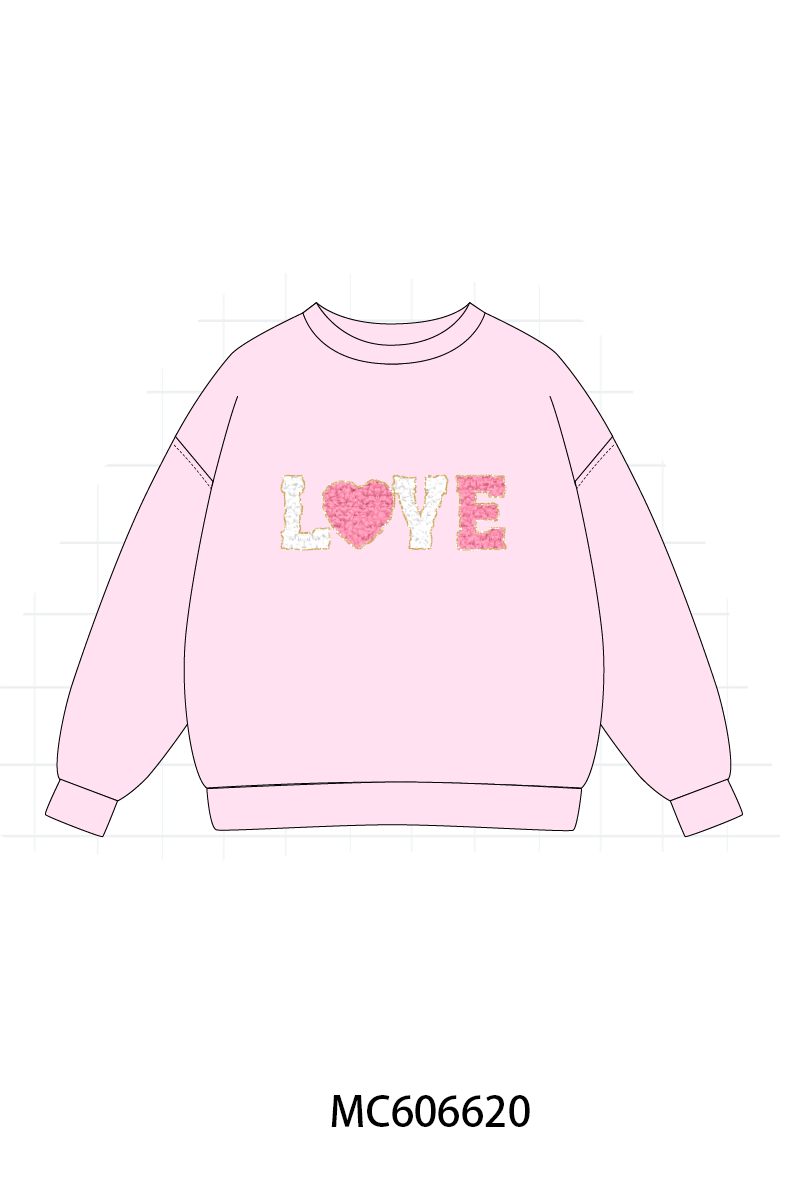 PO96 Valentine's day LOVE french knot sequin collection