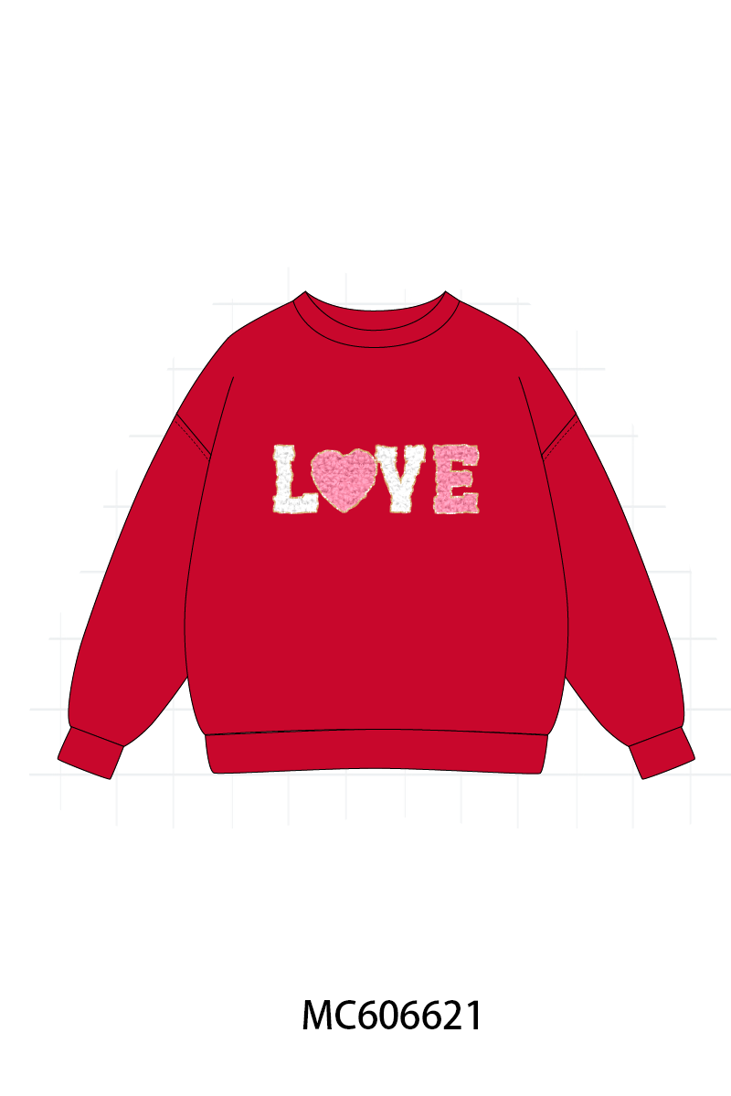 PO96 Valentine's day LOVE french knot sequin collection