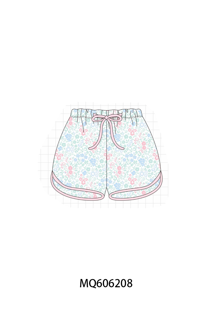 PO97 Floral gingham active skorts pants collection