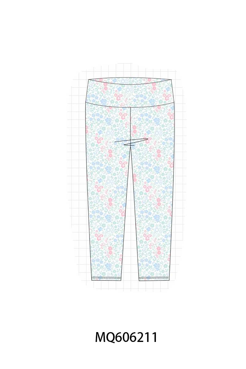 PO97 Floral gingham active skorts pants collection