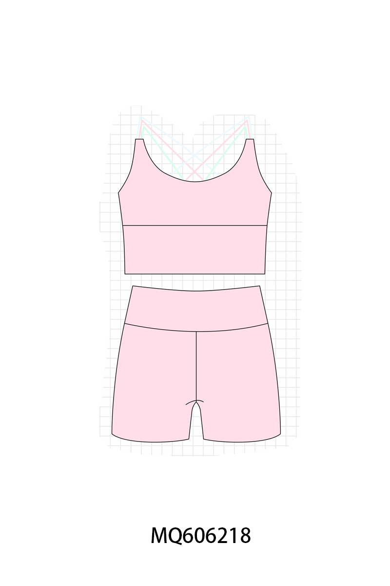 PO97 Multicolored girl active set collection