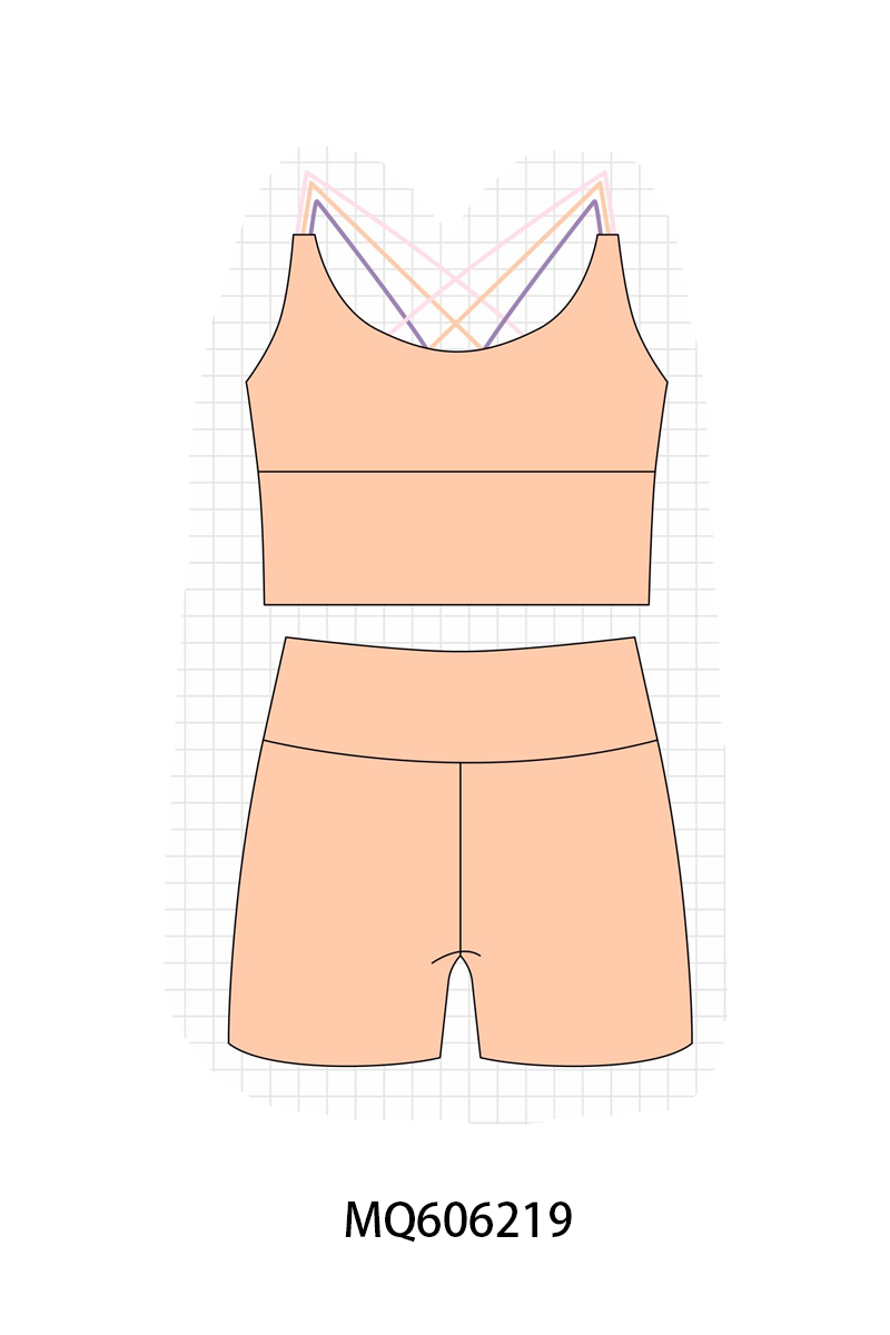 PO97 Multicolored girl active set collection