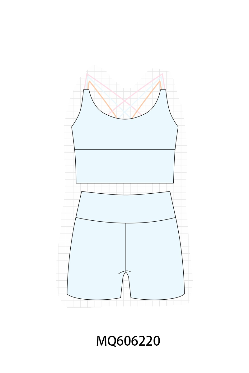PO97 Multicolored girl active set collection