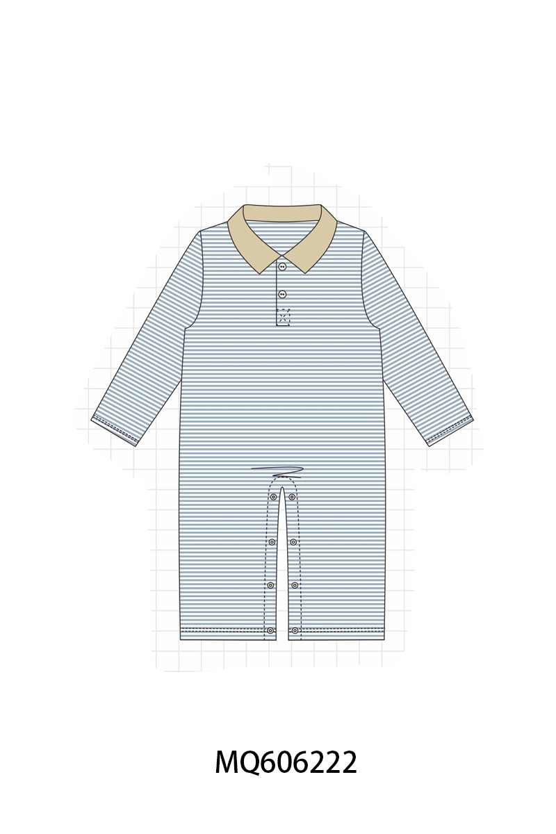 PO97 Khaki&blue stripe boy collection