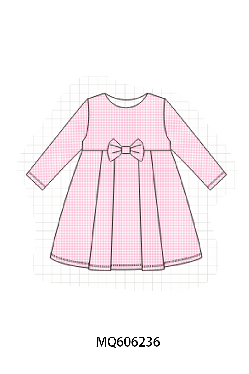 PO97 Pink bow gingham collection