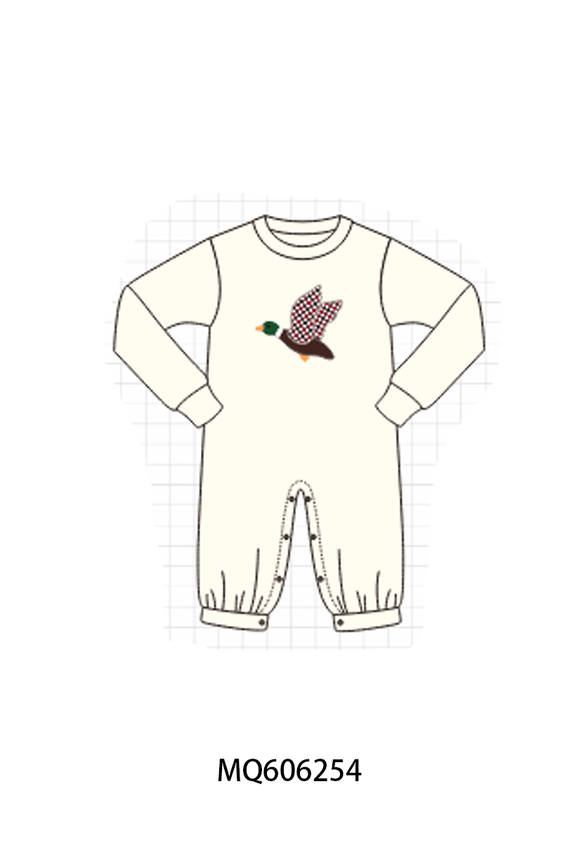 PO97 Beige duck applique gingham collection