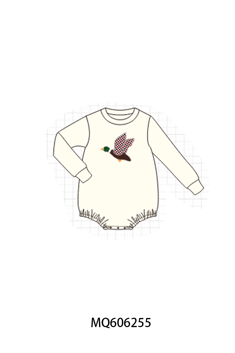 PO97 Beige duck applique gingham collection