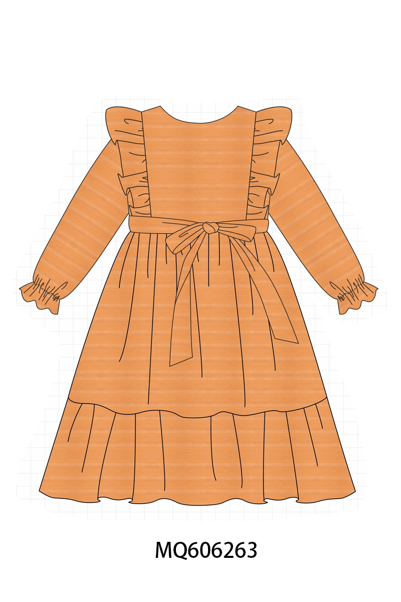 PO97 Orange ruffle collection