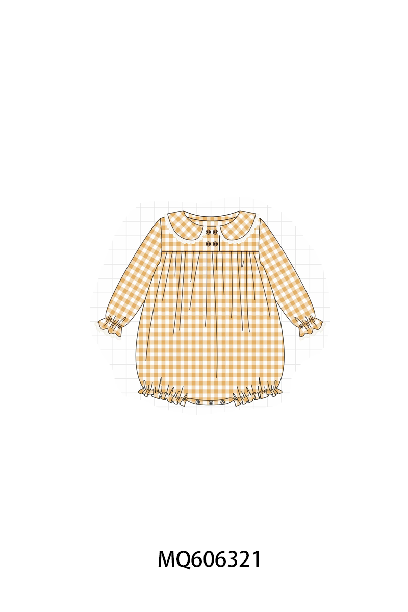 PO97 Mustard gingham collection