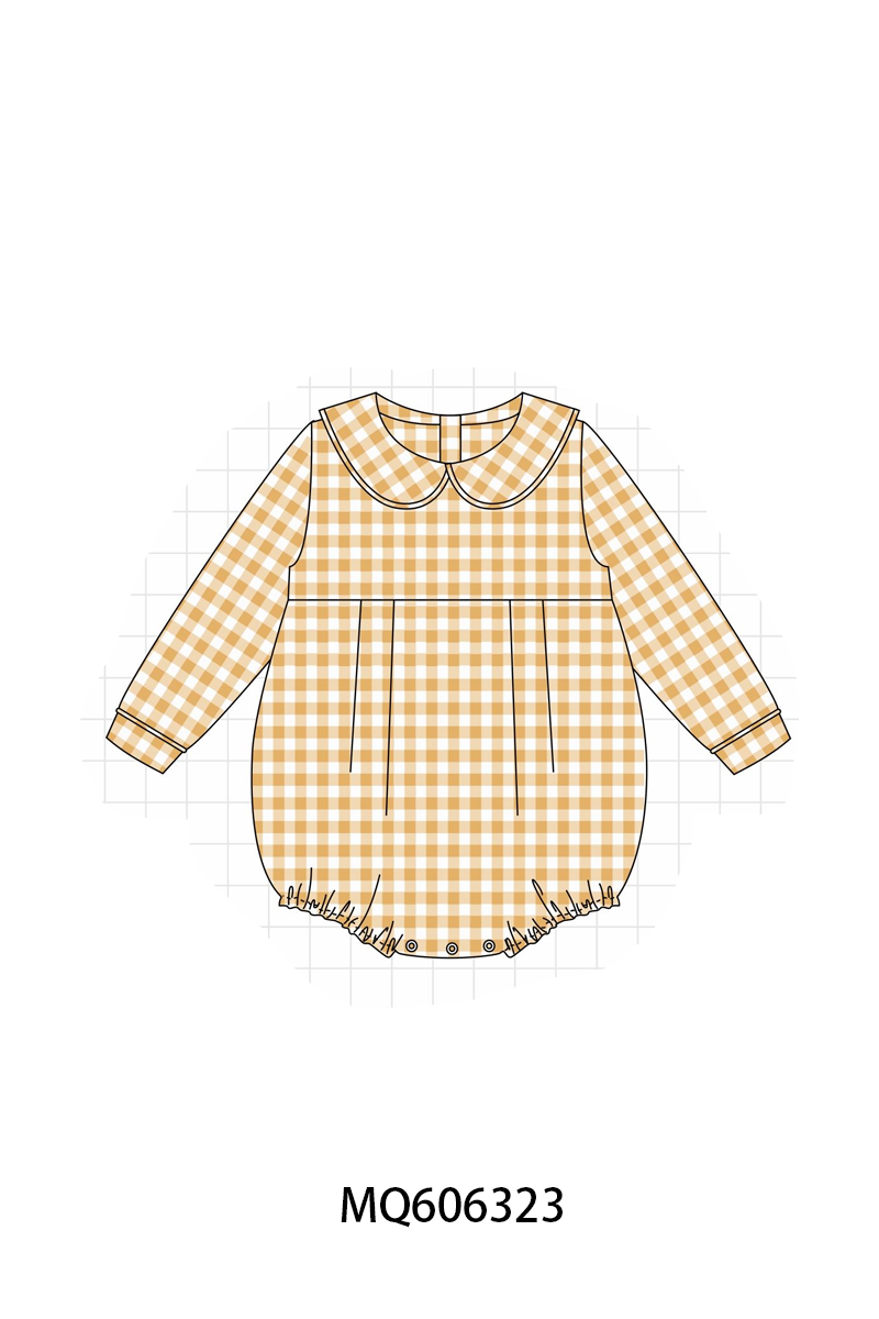 PO97 Mustard gingham collection