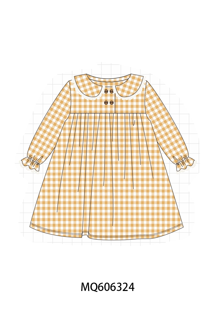 PO97 Mustard gingham collection