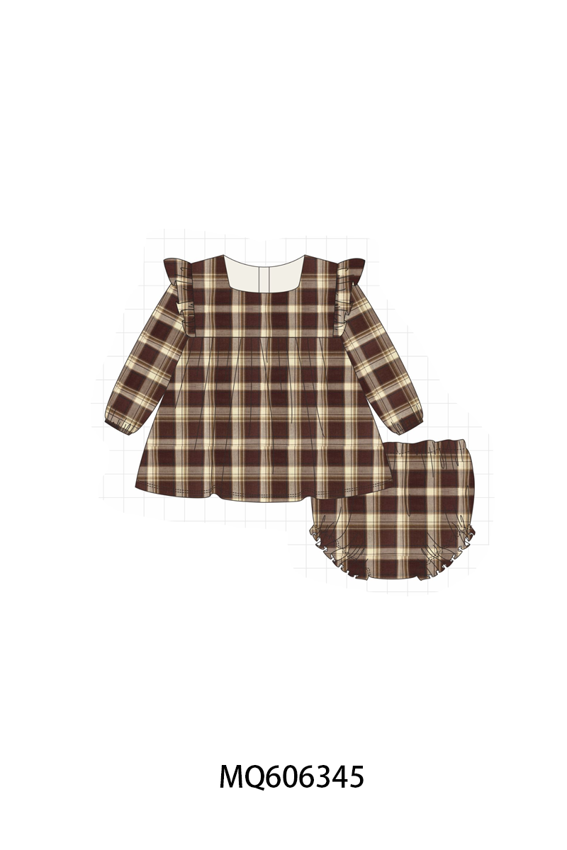 PO97 Brown plaid collection