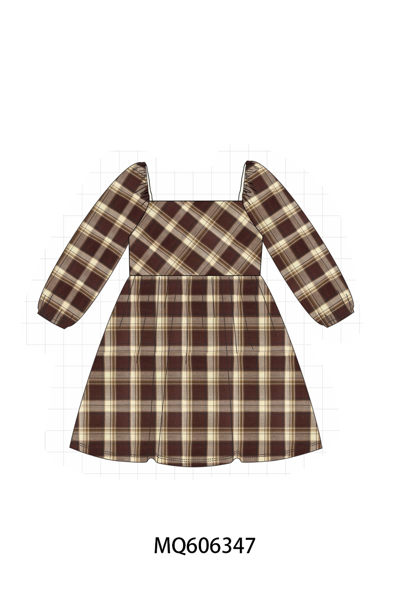PO97 Brown plaid collection