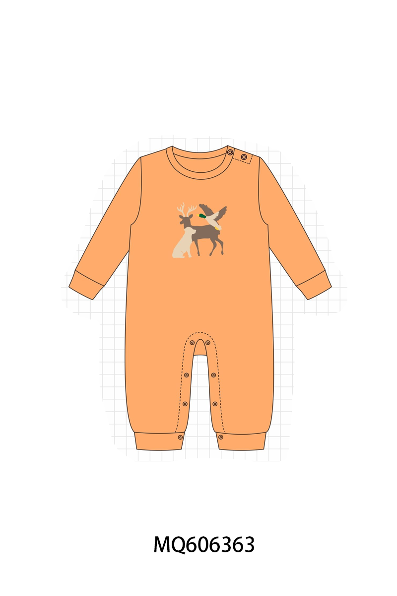 PO97 Orange hunting applique stripe collection