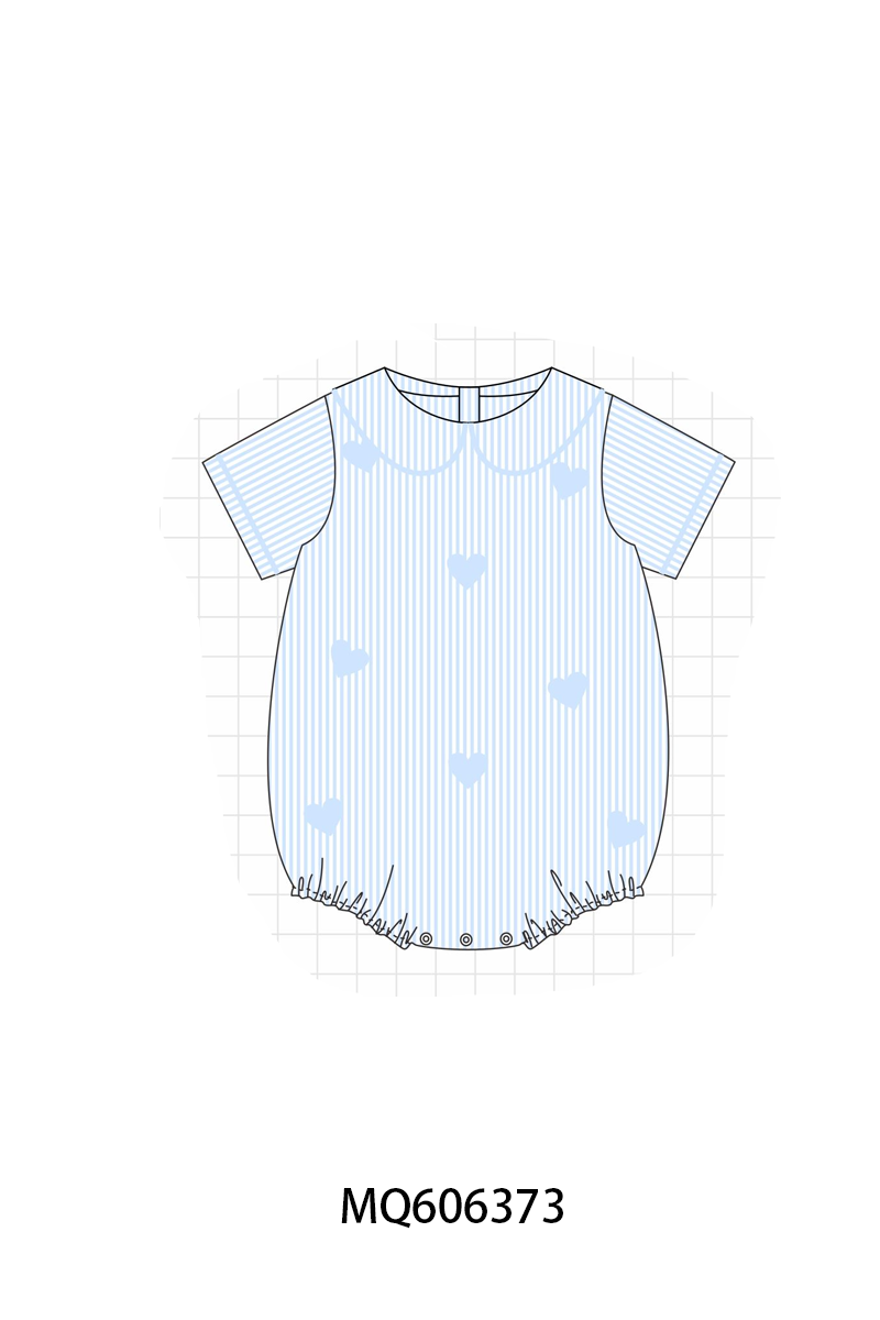 PO97 Pink&blue valentine's day heart stripe collection