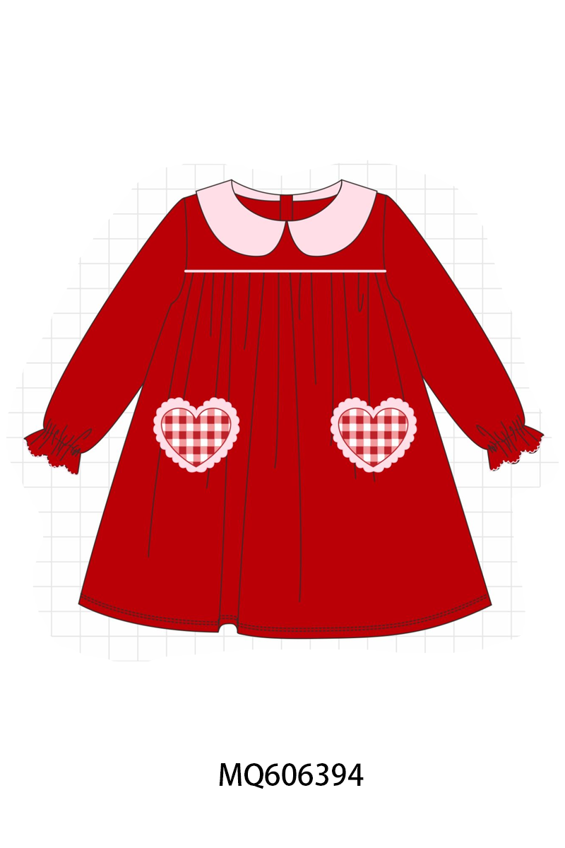 PO97 Red&blue heart applique collection