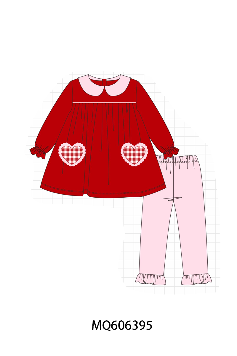 PO97 Red&blue heart applique collection
