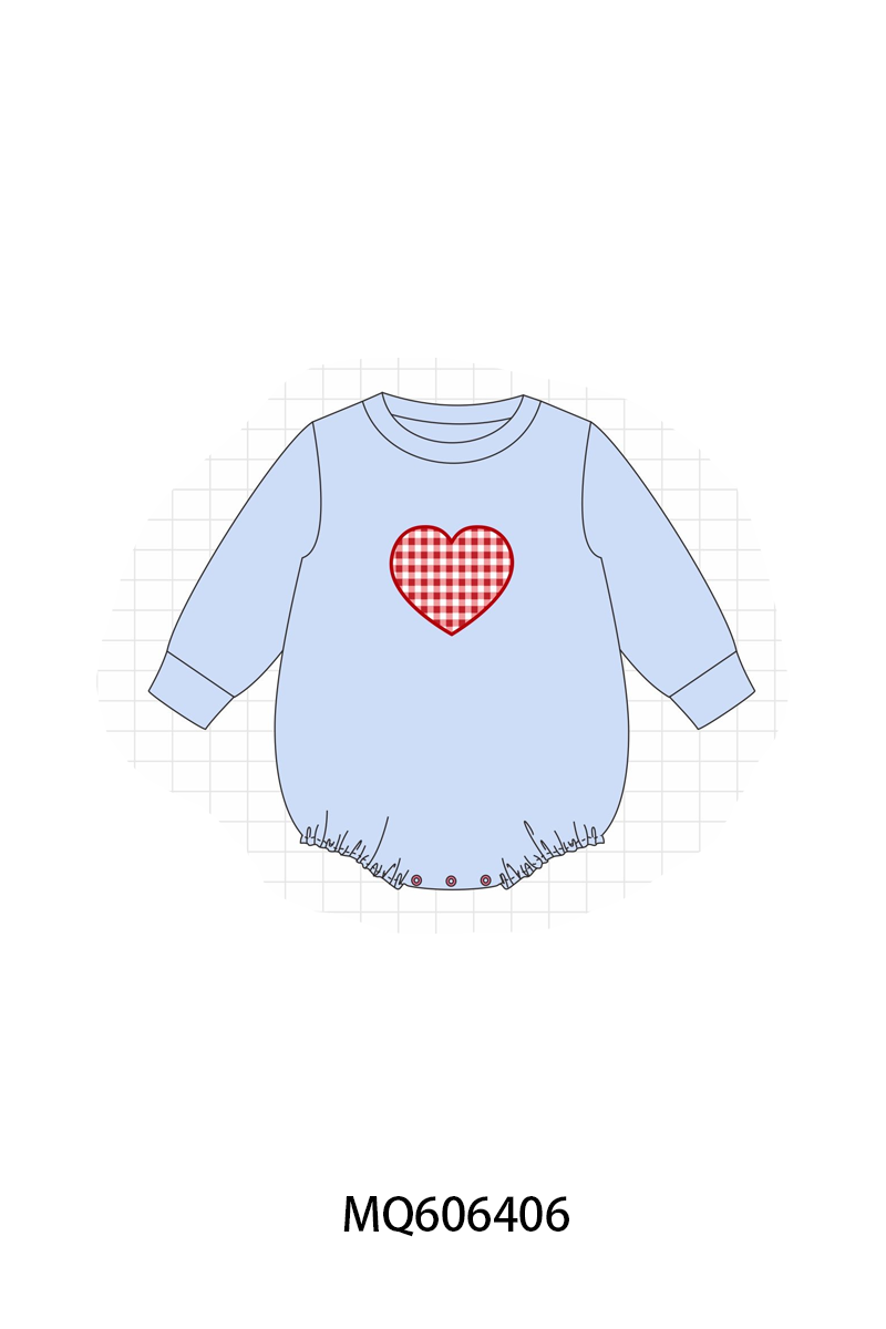 PO97 Blue&pink heart applique collection