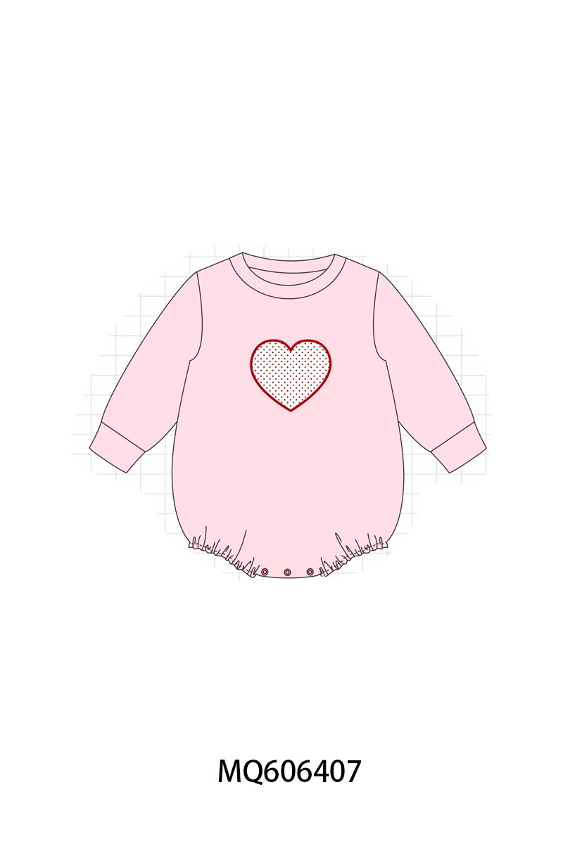 PO97 Blue&pink heart applique collection