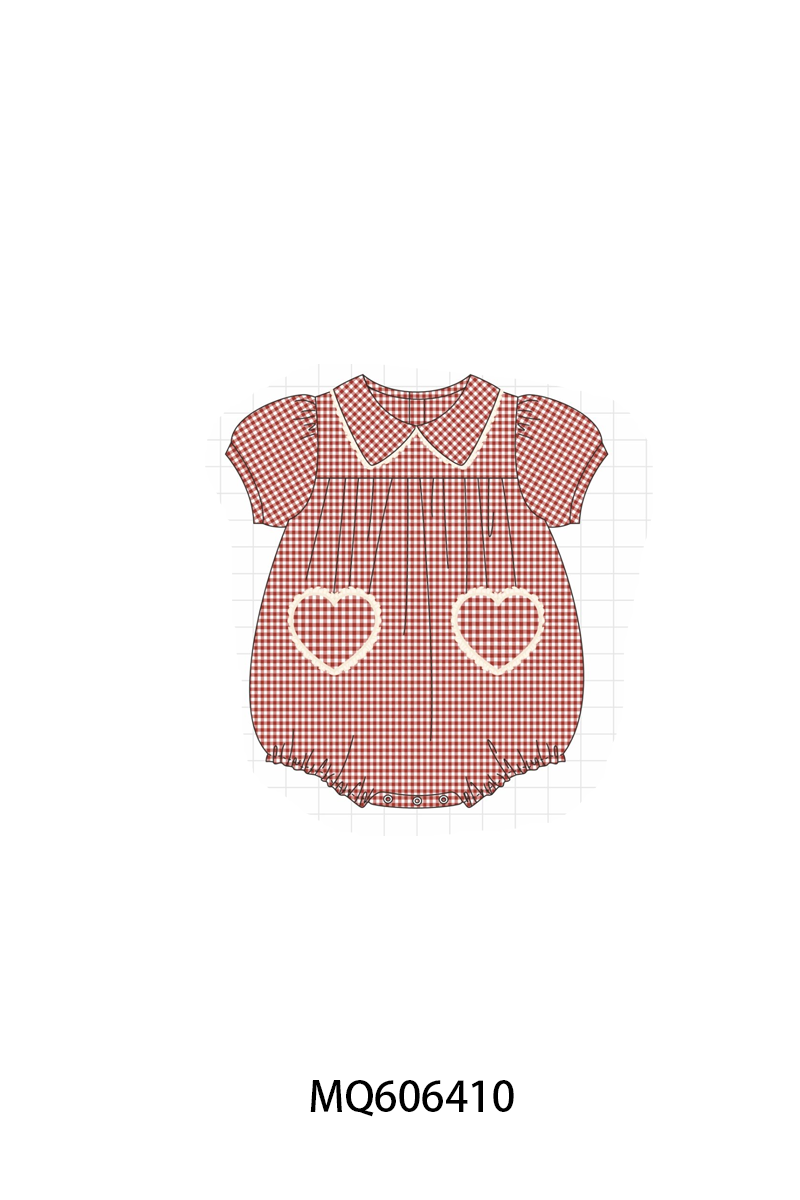 PO97 Red heart gingham collection