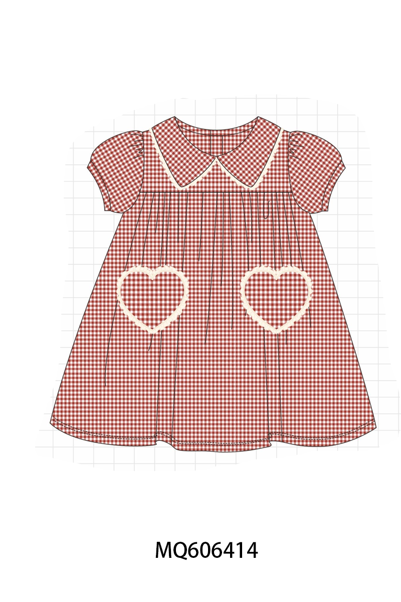 PO97 Red heart gingham collection